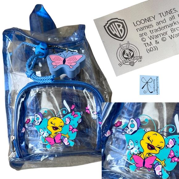 Warner Bros. Looney Tunes 2003 Tweety Bird Clear Mini Backpack main image 6